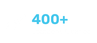 400+ Locations Cleaned